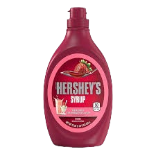 Hershey's Original Strawberry Syrup (22 oz / 623g) – Classic Sweet Fruit Syrup Topping & Drink Mixer